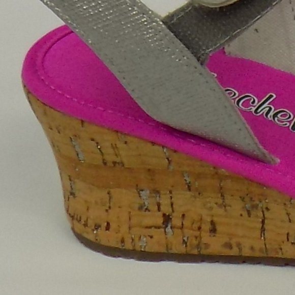 Skechers KIDS Tikis 86411L Silver/Multi Size 5 - Picture 9 of 12